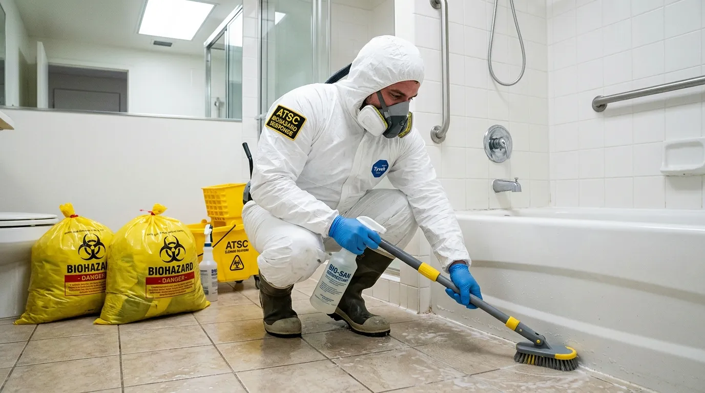 Decontamination equipment deployed for Blood Cleanup in Selah